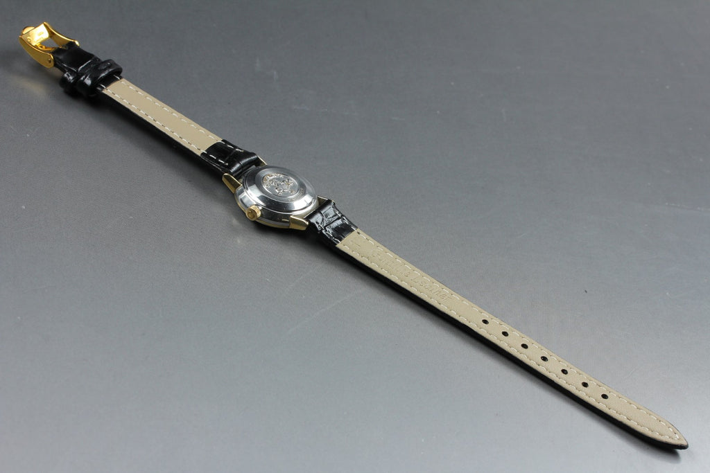 Near MINT OMEGA Seamaster De Ville 22mm Manual Wind Silver Dial Women's Vintage