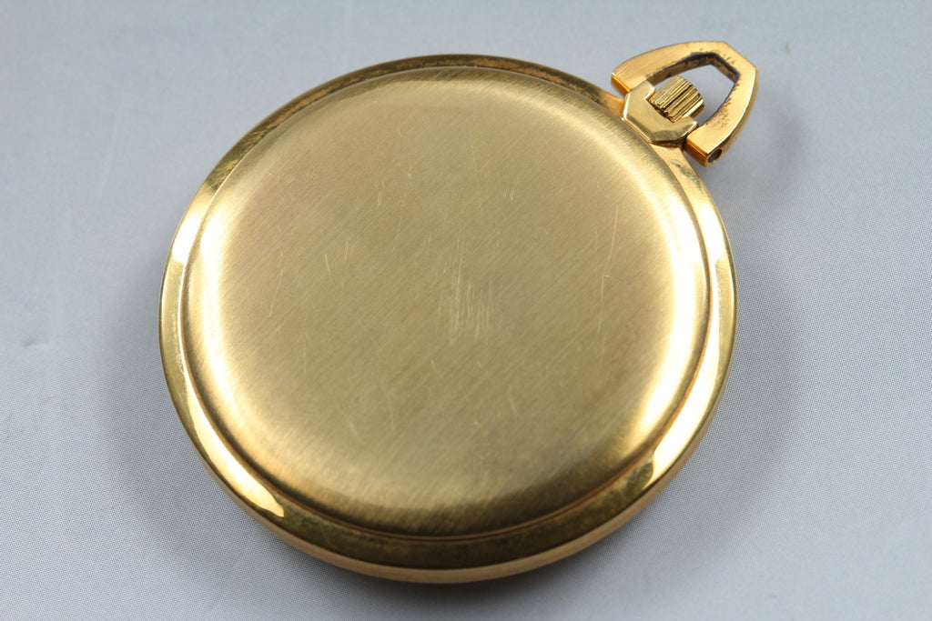 1974 Near MINT OMEGA De Ville Pocket Watch 44mm 131.1746 Manual Gold Roman Men's