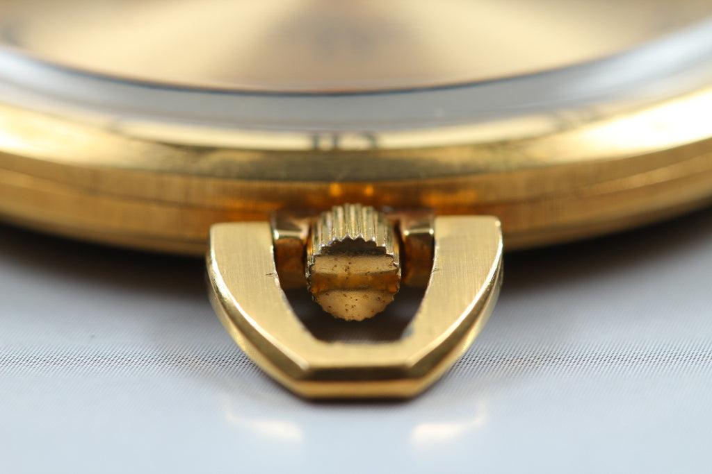 1974 Near MINT OMEGA De Ville Pocket Watch 44mm 131.1746 Manual Gold Roman Men's