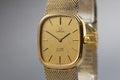 1979 Near MINT OMEGA De Ville 28mm 191.0064 Quartz Gold Dial Men's Watch Vintage