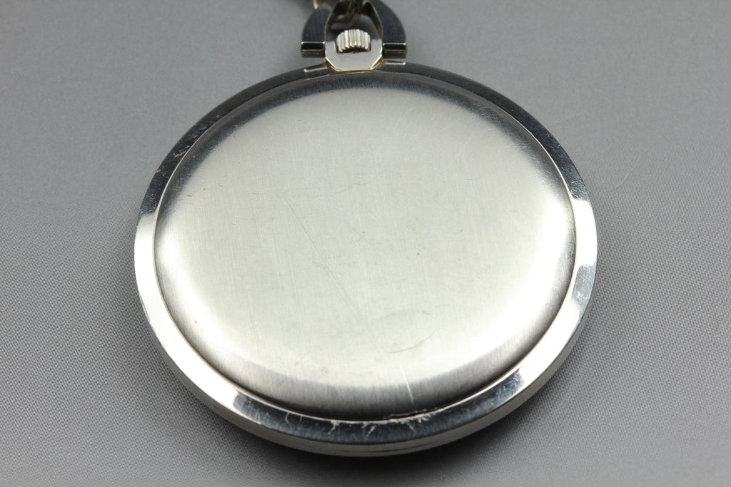 1969 Near MINT OMEGA De Ville Pocket Watch 44mm 131.1714 Manual Silver Dial Men