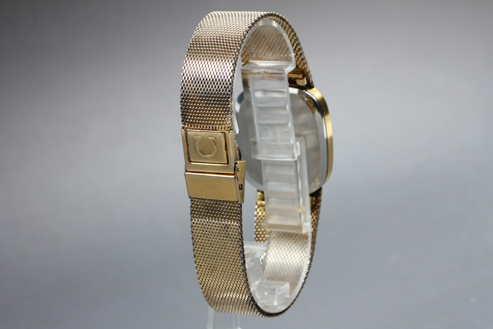 1979 Near MINT OMEGA De Ville 28mm 191.0064 Quartz Gold Dial Men's Watch Vintage