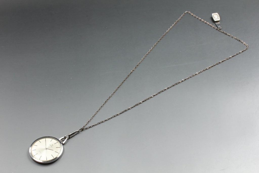 1969 Near MINT OMEGA De Ville Pocket Watch 44mm 131.1714 Manual Silver Dial Men