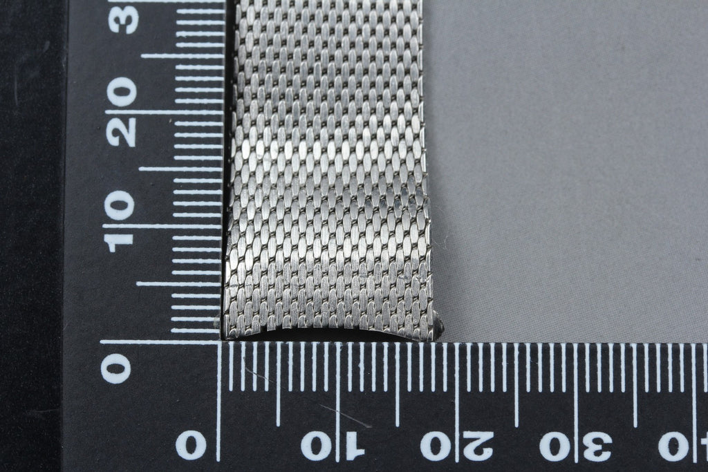 Near MINT OMEGA Milanese/Mesh Band 18mm Stainless Steel Silver Men's Vintage