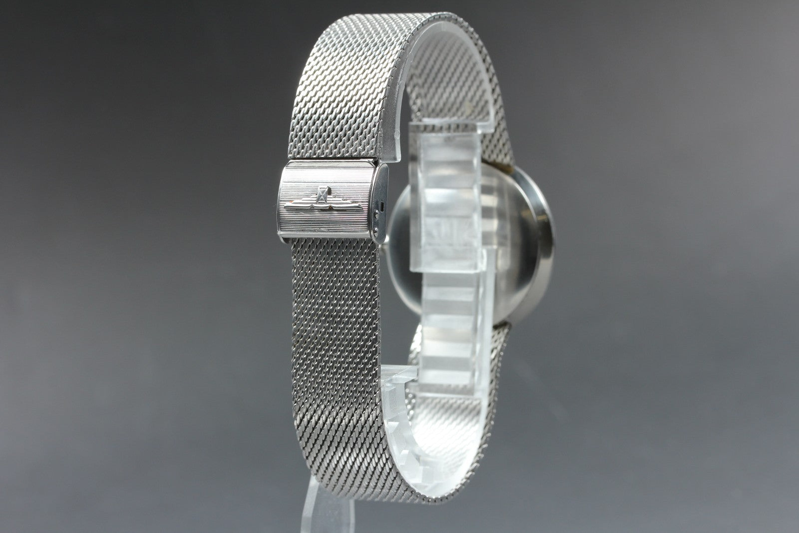 Near MINT Longines 730 4234 34mm Quartz Stainless steel Silver Dial Men Vintage