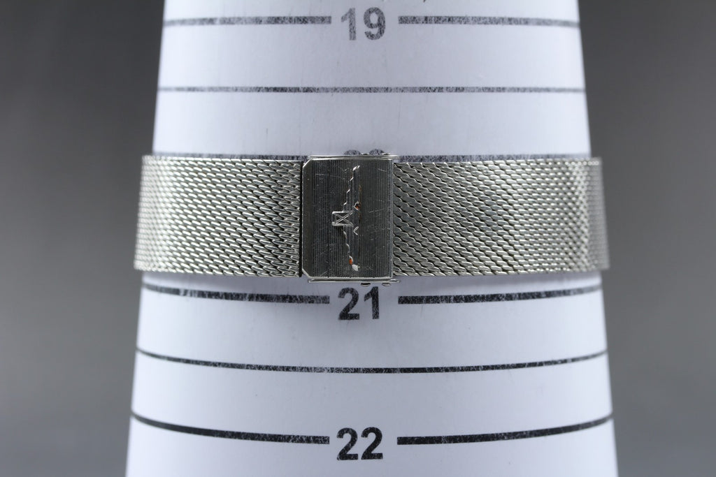 Near MINT Longines 730 4234 34mm Quartz Stainless steel Silver Dial Men Vintage