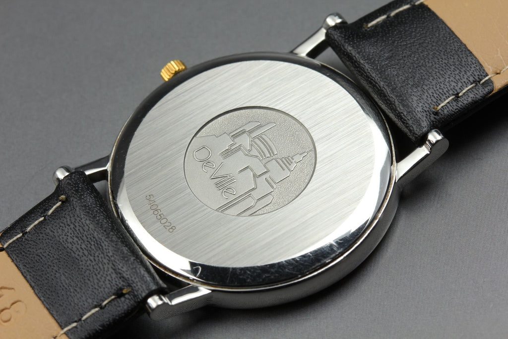 1993 Near MINT OMEGA De Ville 32mm 196.2430 Quartz Roman Dial Men's Vintage