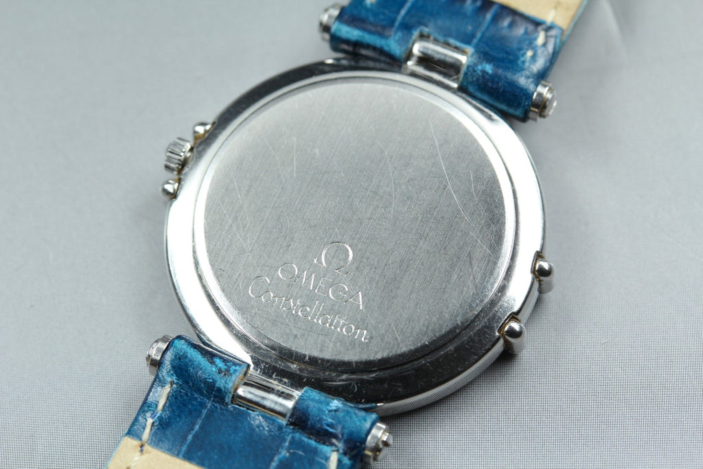 1987 Near MINT OMEGA Constellation 31mm 196.0360 Quartz Silver Dial Men Vintage