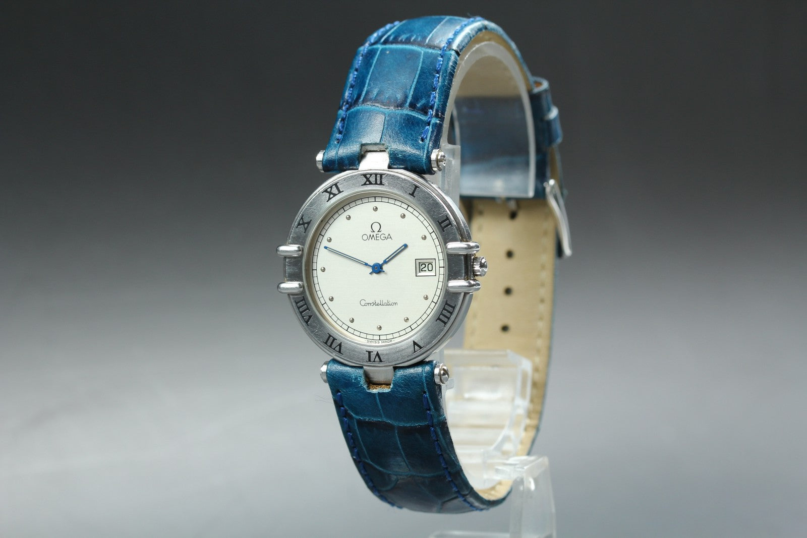 1987 Near MINT OMEGA Constellation 31mm 196.0360 Quartz Silver Dial Men Vintage
