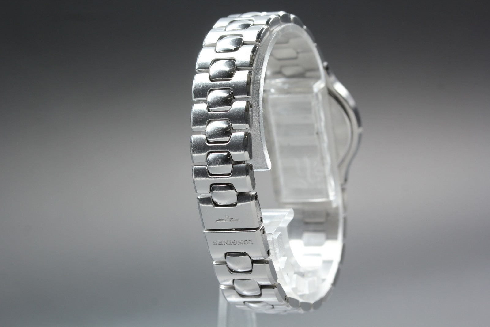 Near MINT LONGINES Conquest 25mm L1.131.4 Quartz Silver Dial Women's Vintage