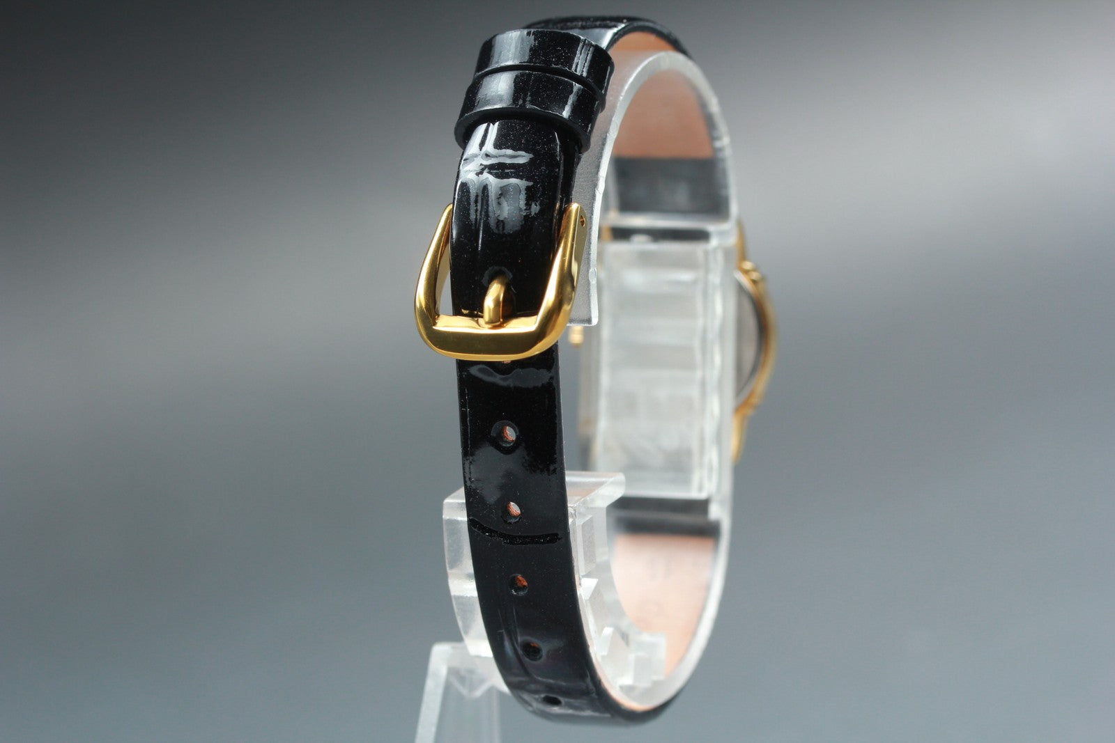 1987 OMEGA De Ville 19 mm 591.0339 Quartz Gold Dial Women's Watch Vintage Exc+5