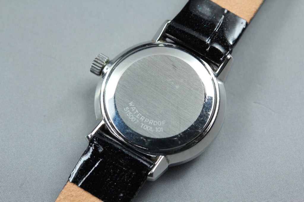 Near MINT OMEGA De Ville 22mm 515007 TOOL.101 Manual Silver Dial Women's Vintage