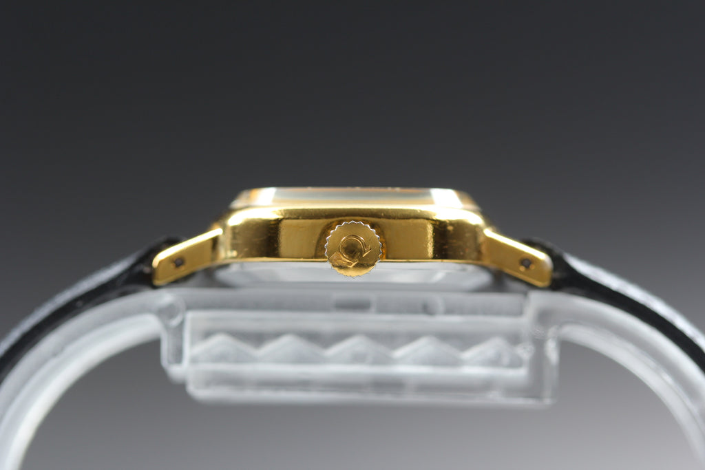 OMEGA Seamaster 25mm 511.0546  Manual Winding Gold Dial Women's Vintage Exc+5