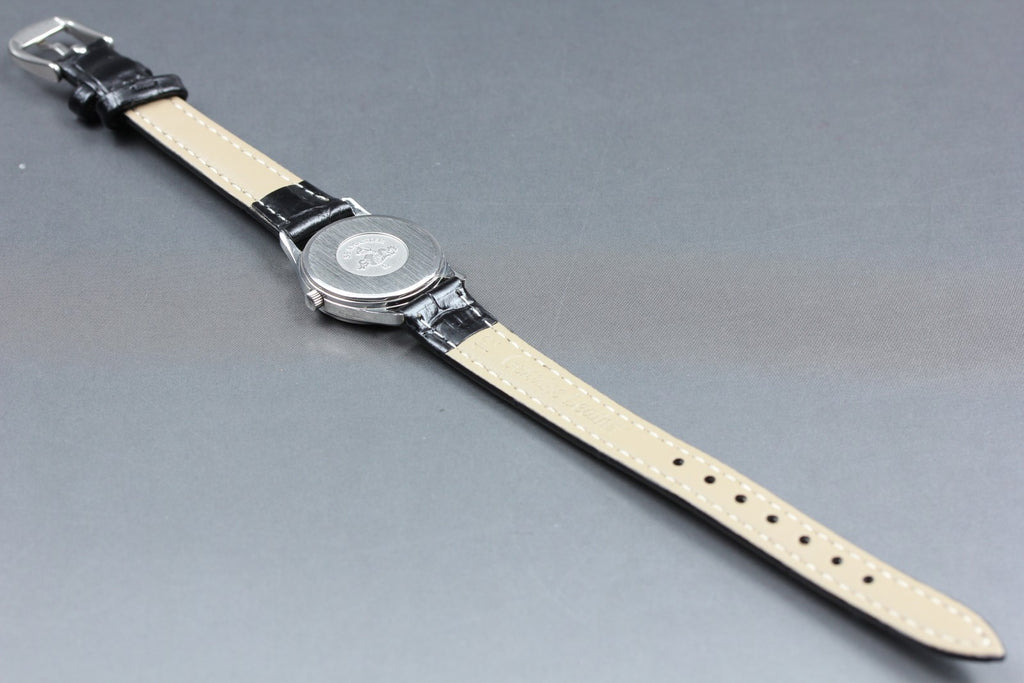 1983 OMEGA Seamaster 23mm 596.0044 Quartz Silver Dial Women's Vintage Exc+5