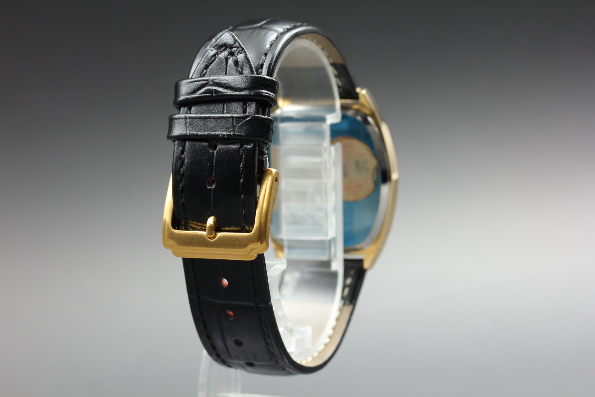 1980 Top MINT OMEGA De Ville 33mm 192.0046 Quartz Gold Dial Men's Watch Vintage