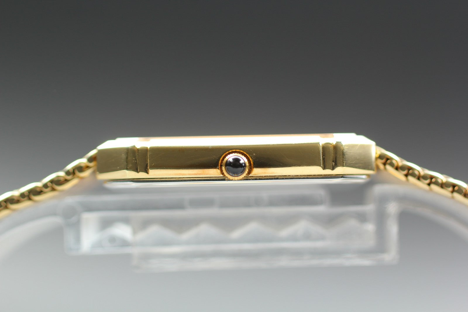 1984 Near MINT SEIKO Dolce 27mm 9521-5210 Quartz Gold 2P Diamond Men's Vintage