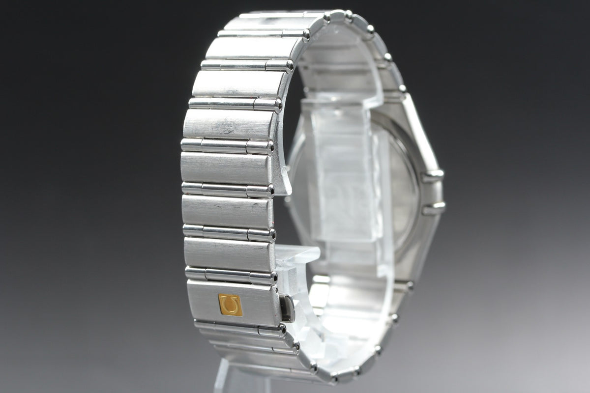 Full Set 1998 Near MINT OMEGA Constellation 33mm 396.1201 Quartz Men's Vintage