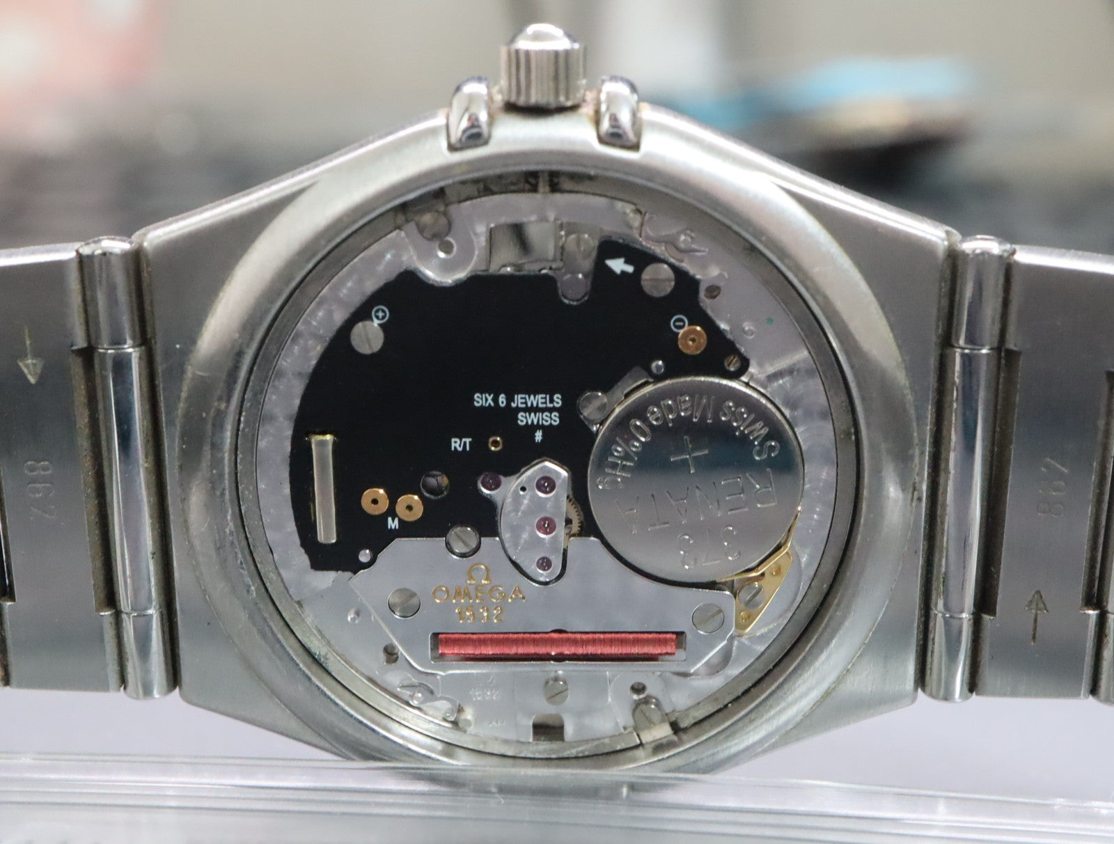 Full Set 1998 Near MINT OMEGA Constellation 33mm 396.1201 Quartz Men's Vintage
