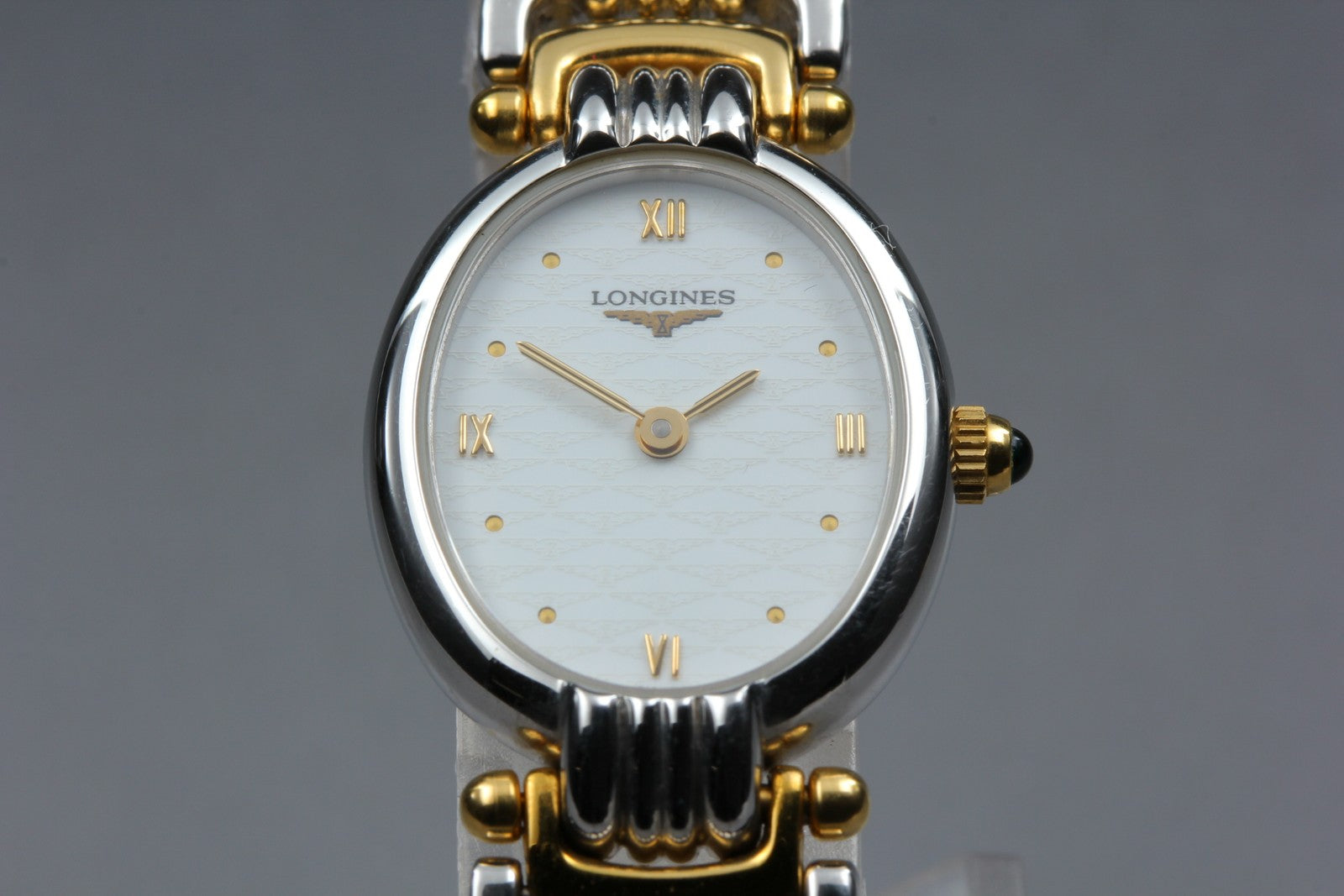 Full Set/Near MINT LONGINES L6.202.3 20mm Quartz White Roman Dial Women Vintage