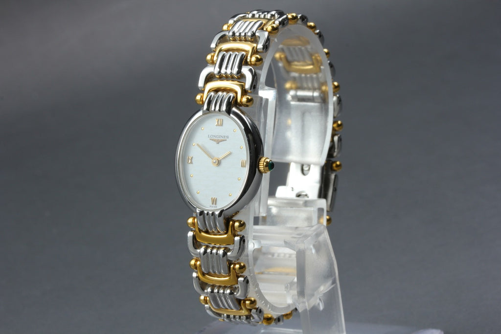 Full Set/Near MINT LONGINES L6.202.3 20mm Quartz White Roman Dial Women Vintage