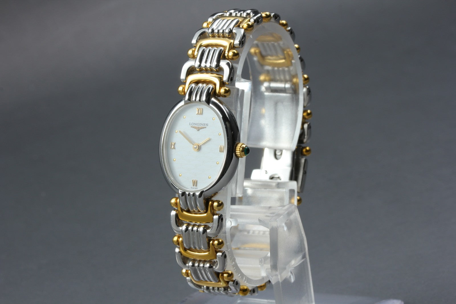 Full Set/Near MINT LONGINES L6.202.3 20mm Quartz White Roman Dial Women Vintage