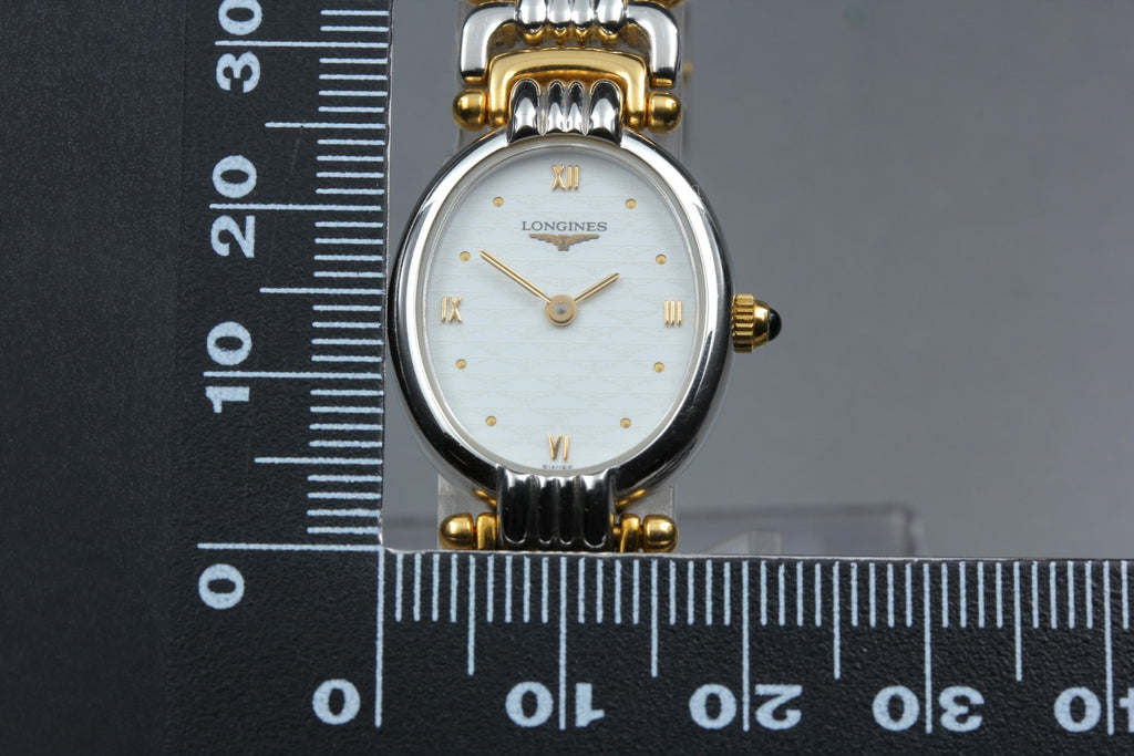 Full Set/Near MINT LONGINES L6.202.3 20mm Quartz White Roman Dial Women Vintage