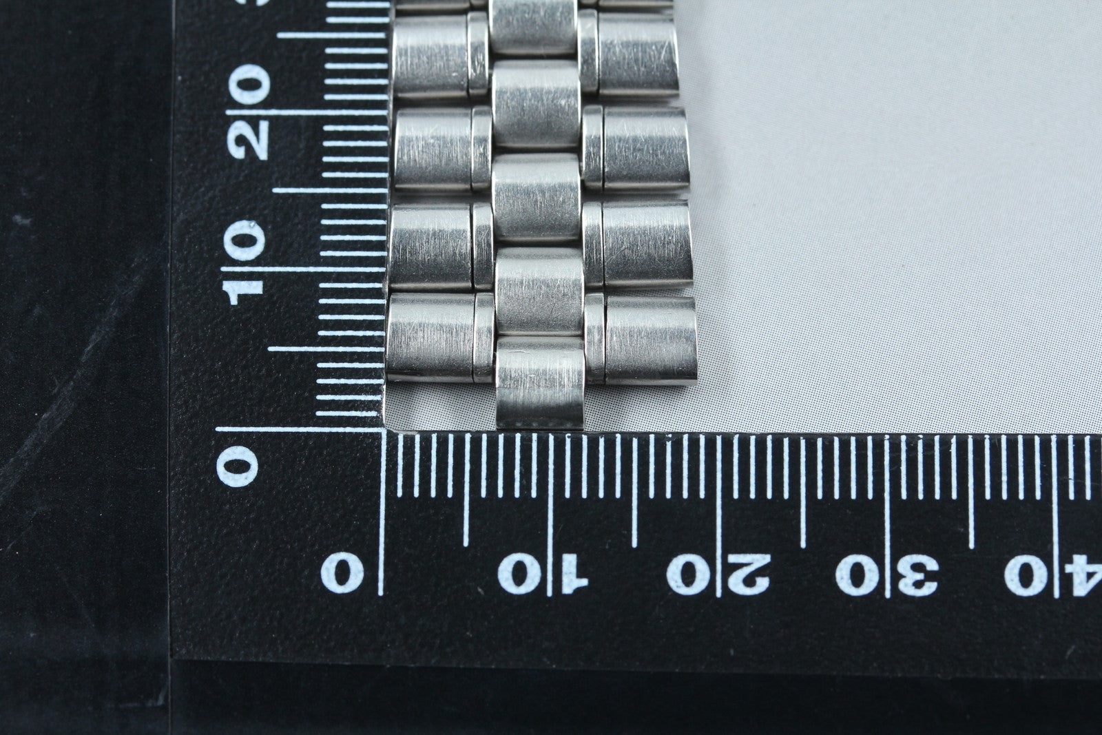 Near MINT OMEGA Bracelet FF526/1098 19mm Stainless steel Silver Men's Vintage