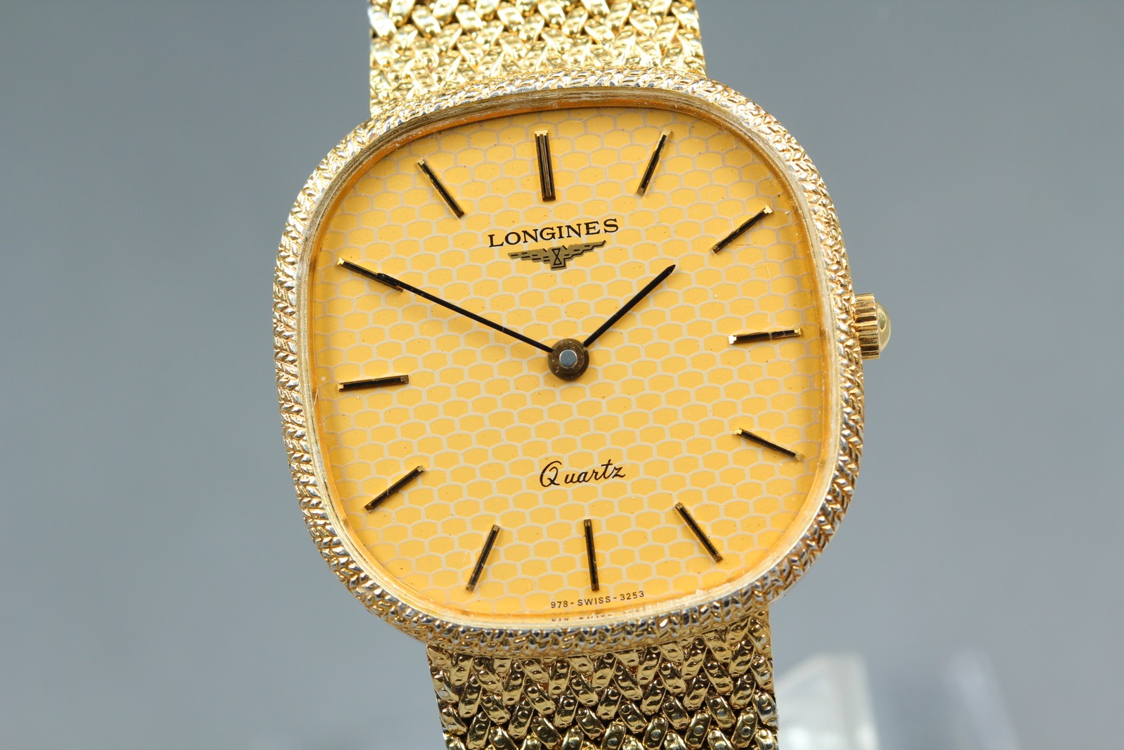 LONGINES 978 3253 31mm Quartz L.978.2 Gold Dial Men's Watch Vintage Exc+5