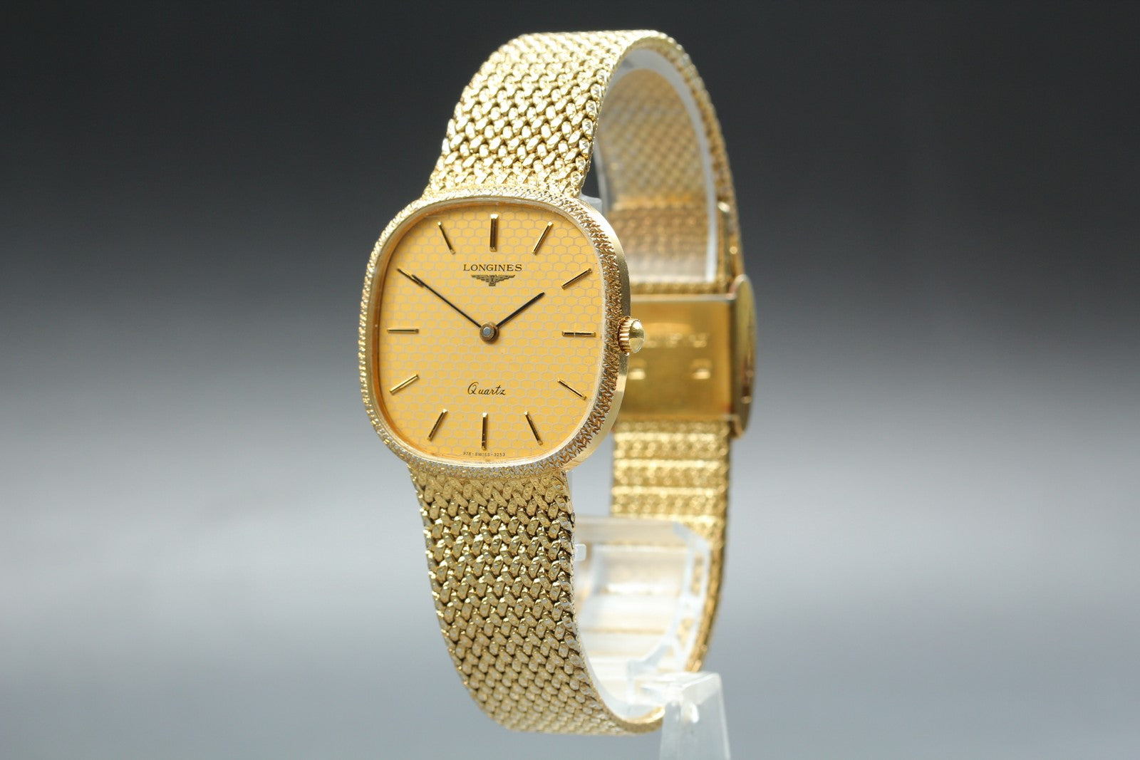 LONGINES 978 3253 31mm Quartz L.978.2 Gold Dial Men's Watch Vintage Exc+5