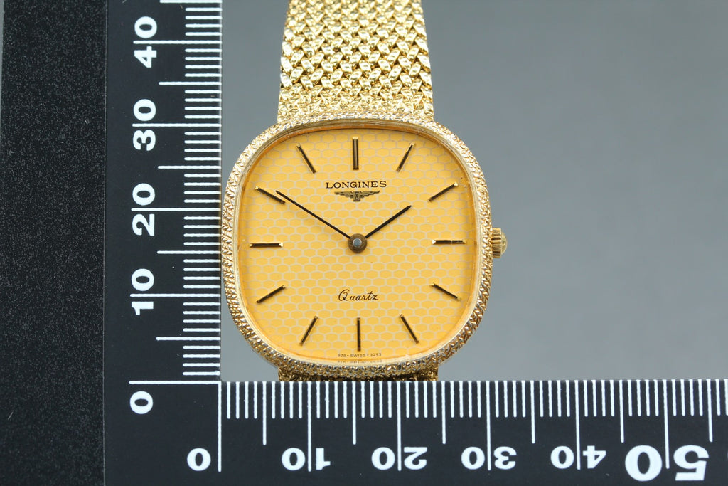 LONGINES 978 3253 31mm Quartz L.978.2 Gold Dial Men's Watch Vintage Exc+5