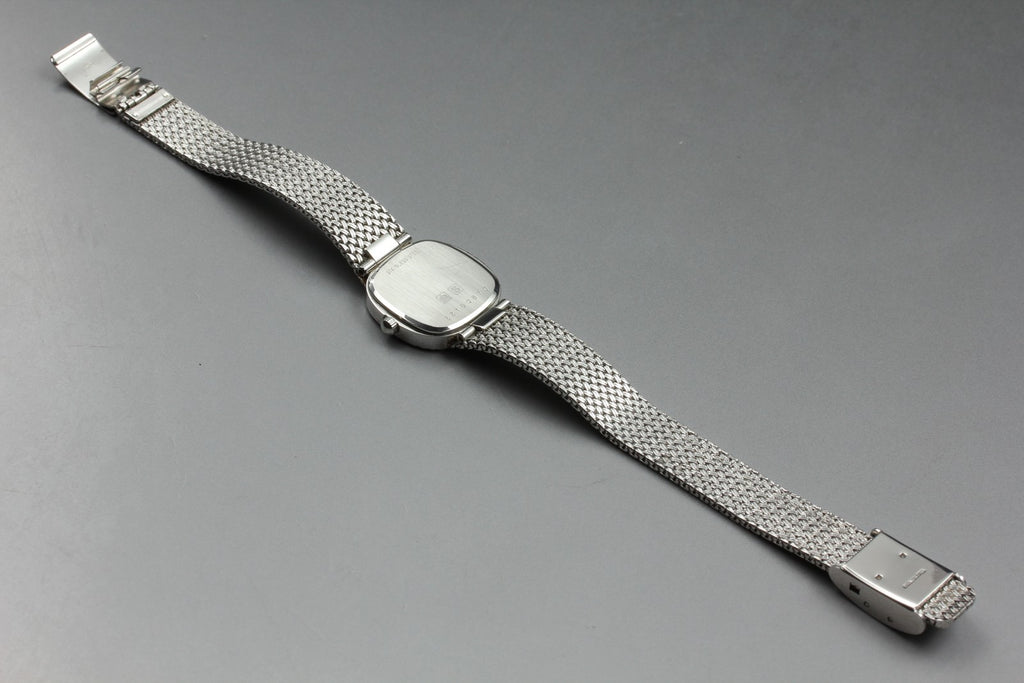 Near MINT LONGINES 963 3345 21mm Quartz L963.2 Silver Dial Women's Watch Vintage