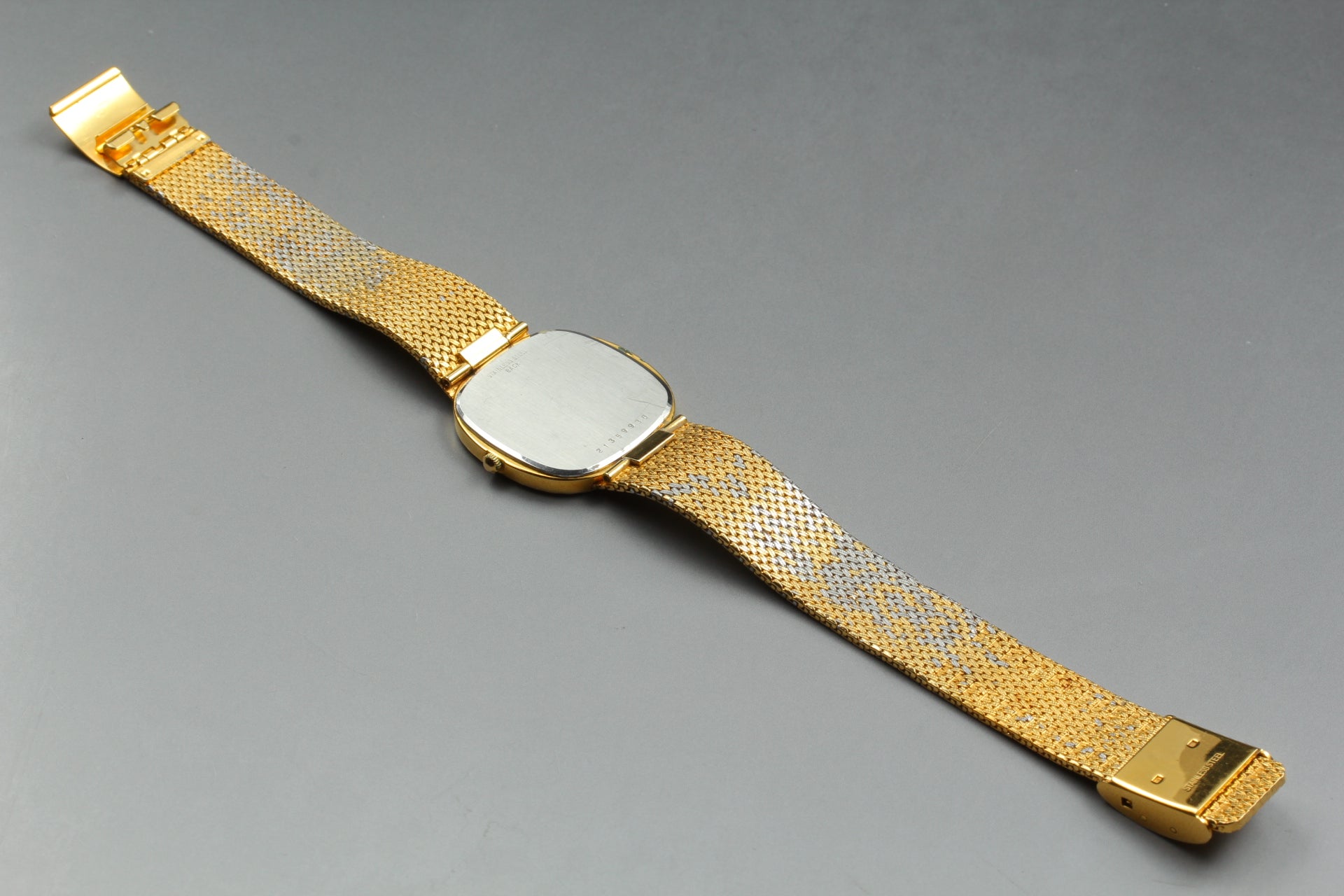LONGINES 761 3266 30mm Quartz L761.2 Gold Plated Gold Dial Men's Vintage Exc+5