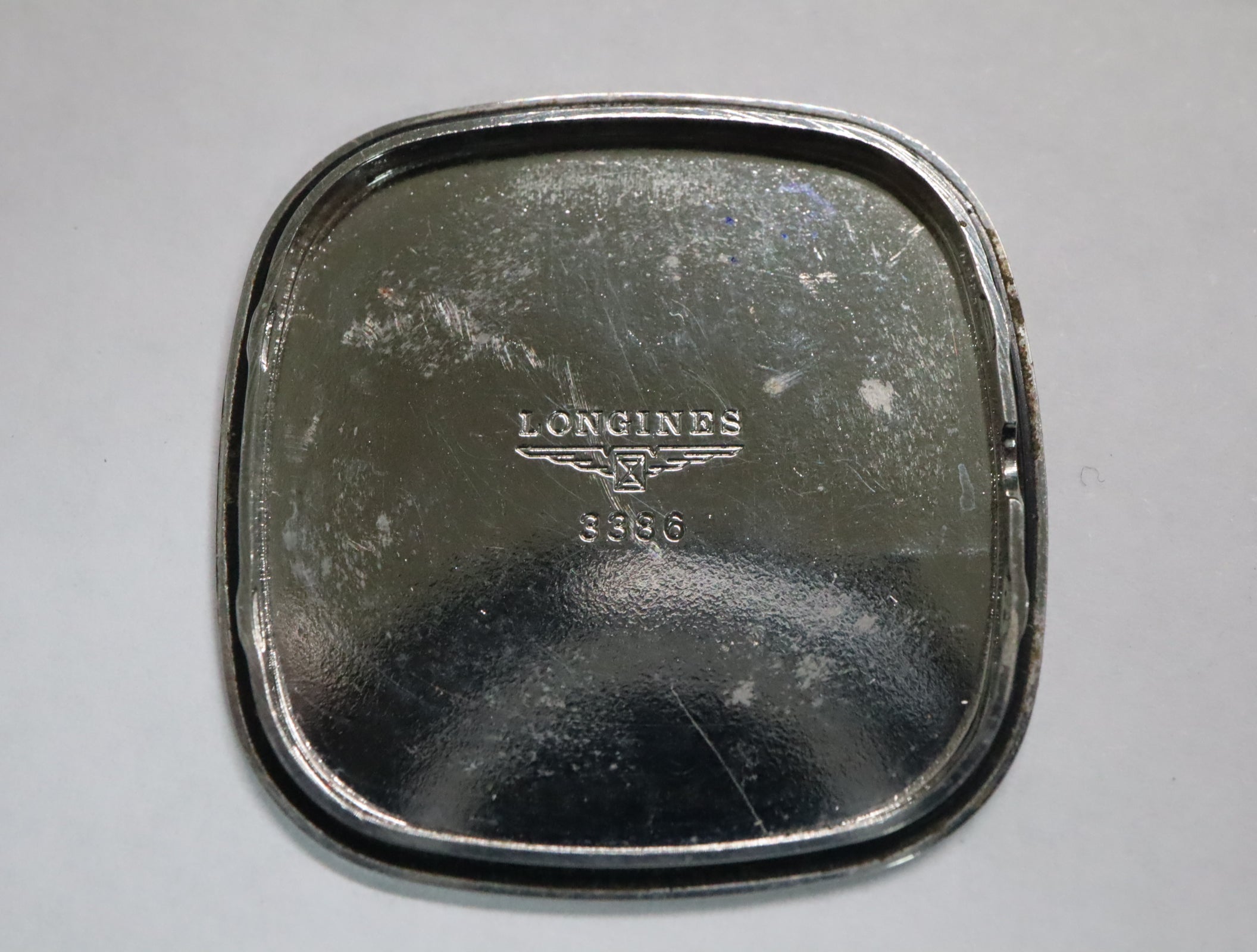 Near MINT Longines 976 3386 30mm Quartz L976.2 Silver Dial Men's Watch Vintage