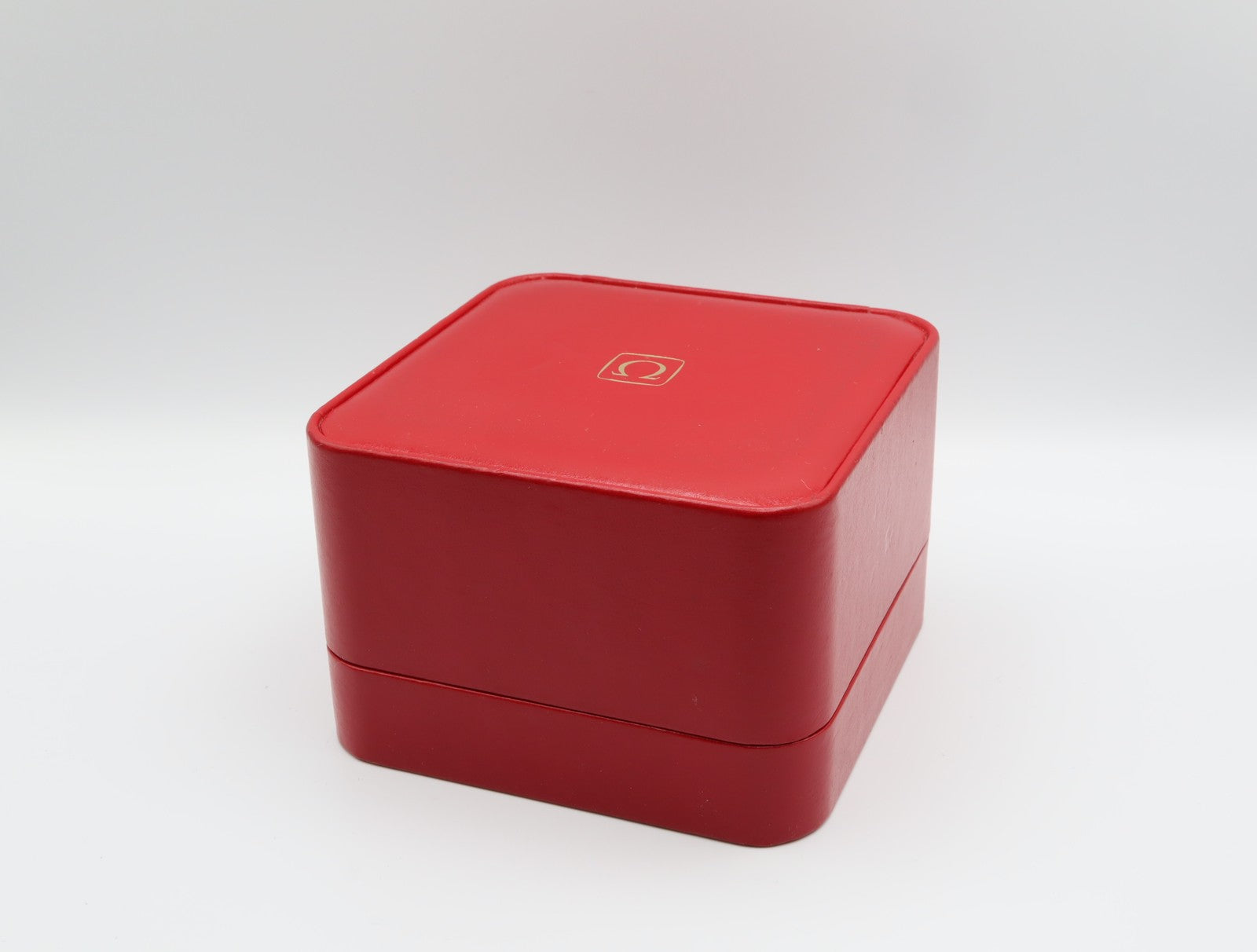 Near MINT OMEGA Vintage Red Watch Box Genuine Case Only From JAPAN #2536