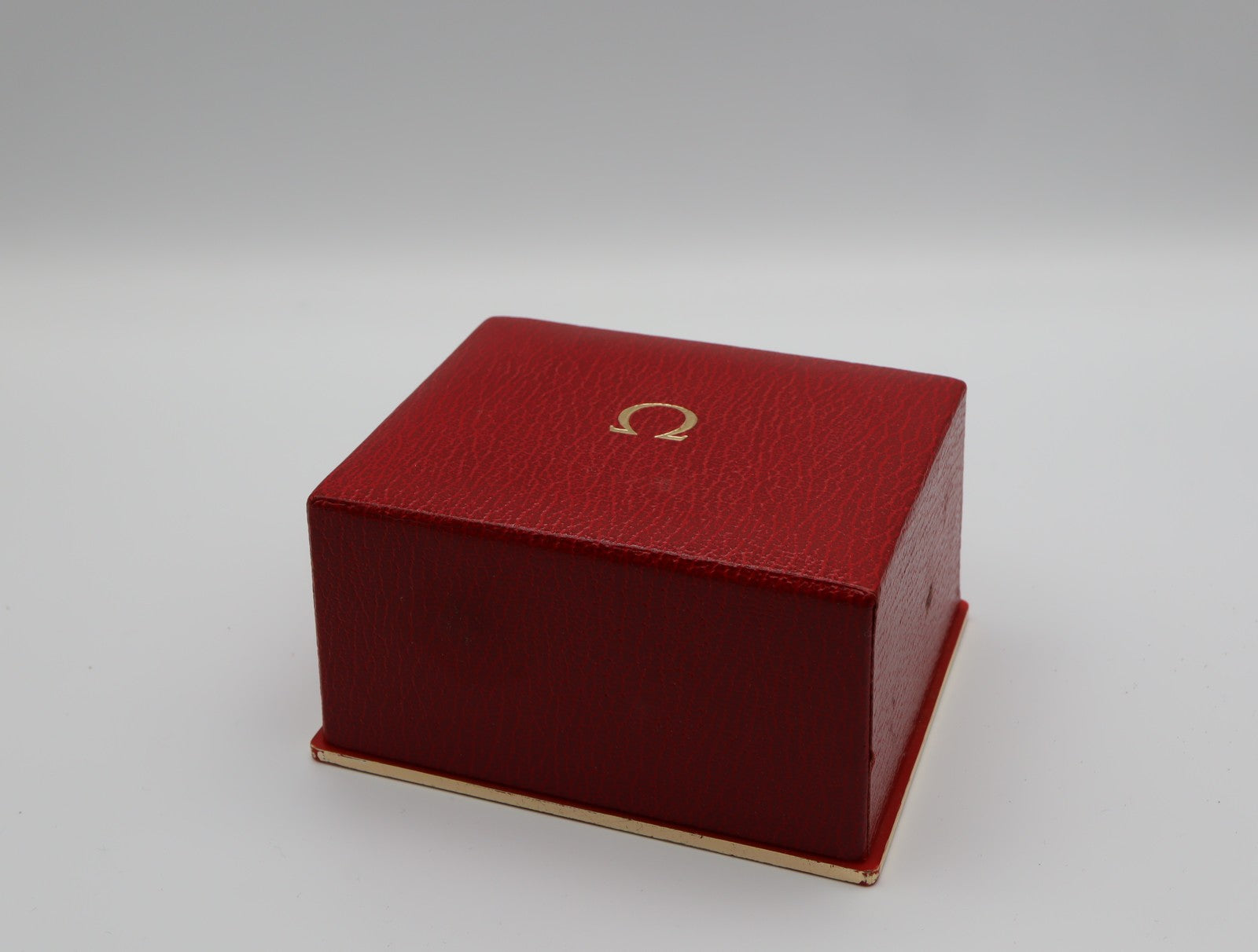 Near MINT OMEGA Vintage Red Watch Box Genuine Case Only From JAPAN #2531