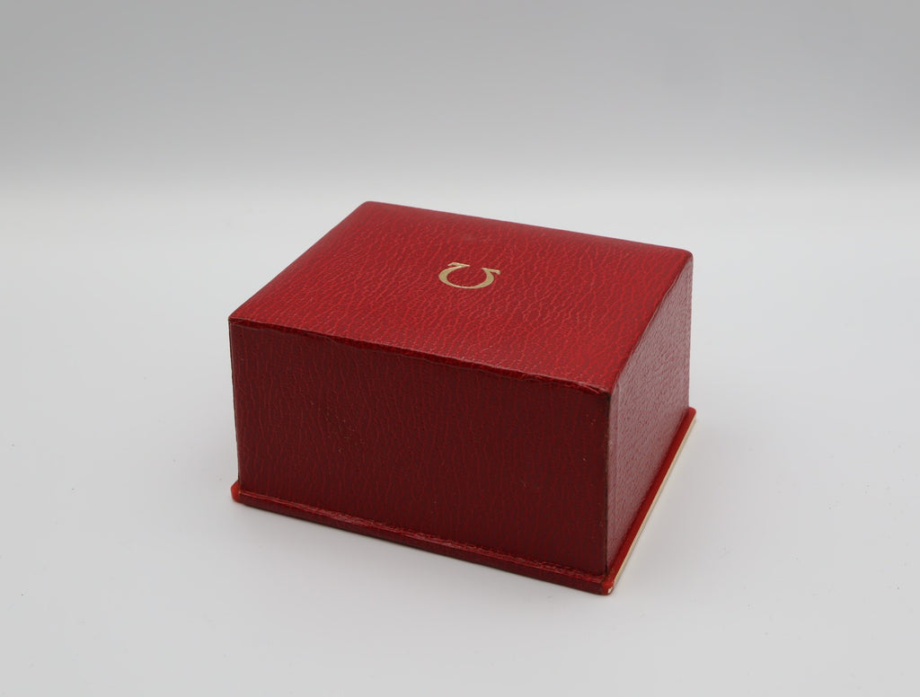 Near MINT OMEGA Vintage Red Watch Box Genuine Case Only From JAPAN #2531