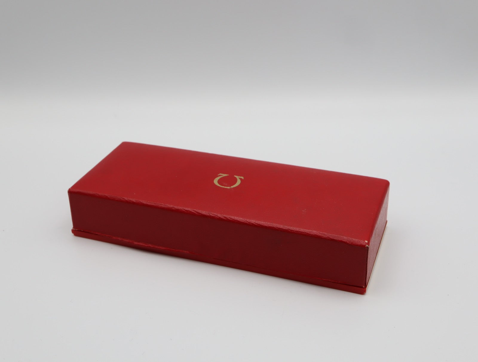 Near MINT OMEGA Vintage Red Watch Box Genuine Case Only From JAPAN #2528
