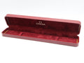 Near MINT OMEGA Vintage Red Watch Box Genuine Case Only for Women's JAPAN #2362