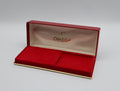 Near MINT OMEGA Vintage Red Watch Box Genuine Case Only From JAPAN #2527