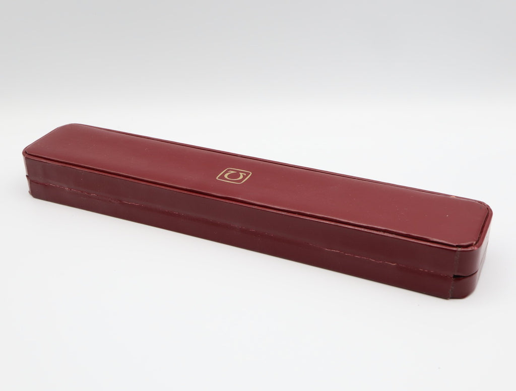 Near MINT OMEGA Vintage Red Watch Box Genuine Case Only for Women's JAPAN #2362
