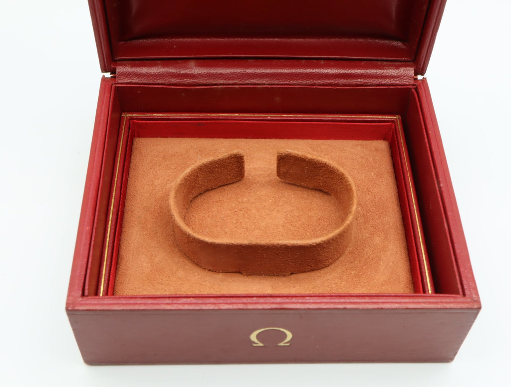Near MINT OMEGA Constellation Vintage Red Watch Box Genuine Case JAPAN #2550