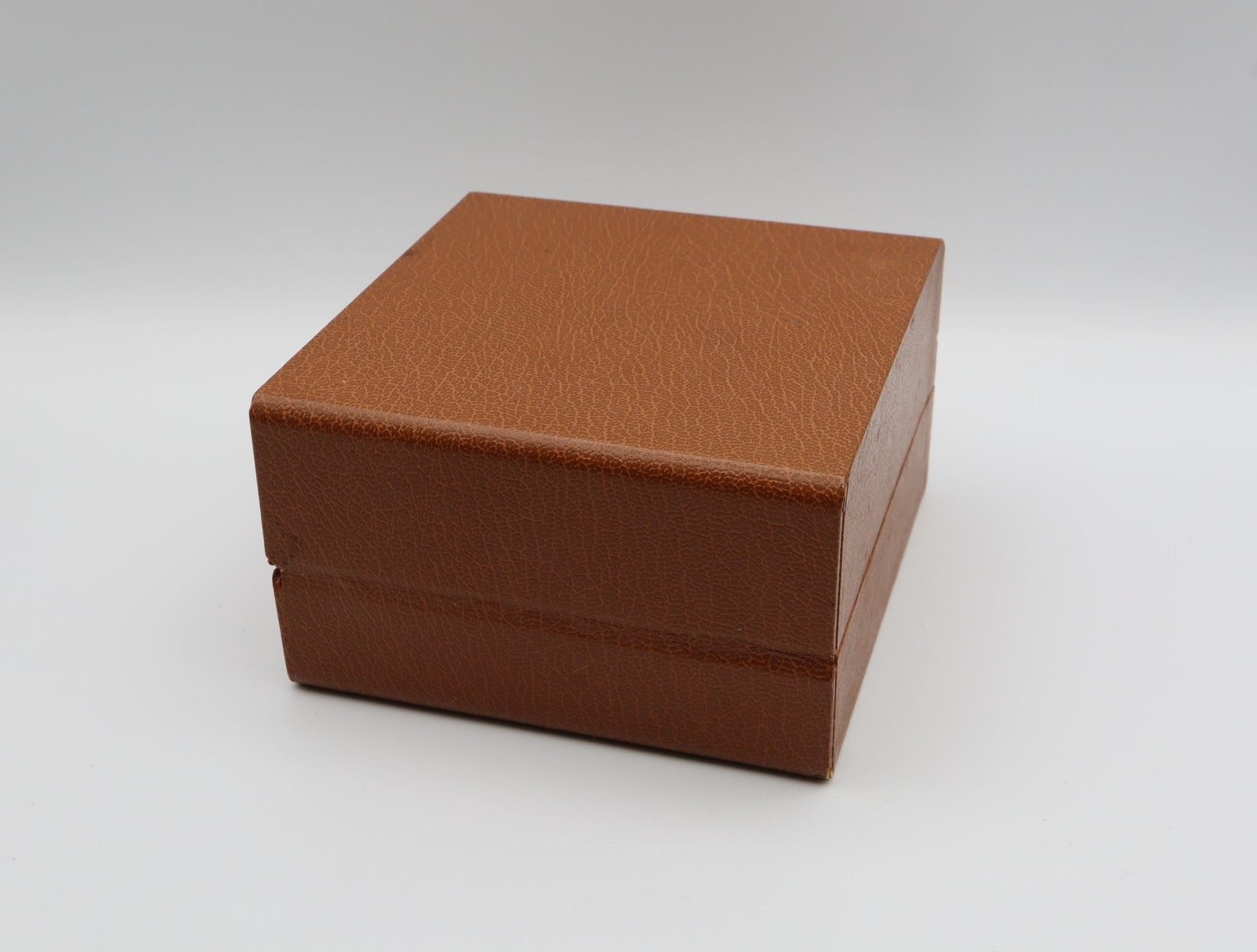 OMEGA Vintage Brown Watch Box Genuine Case Only From JAPAN Exc+5 #2548