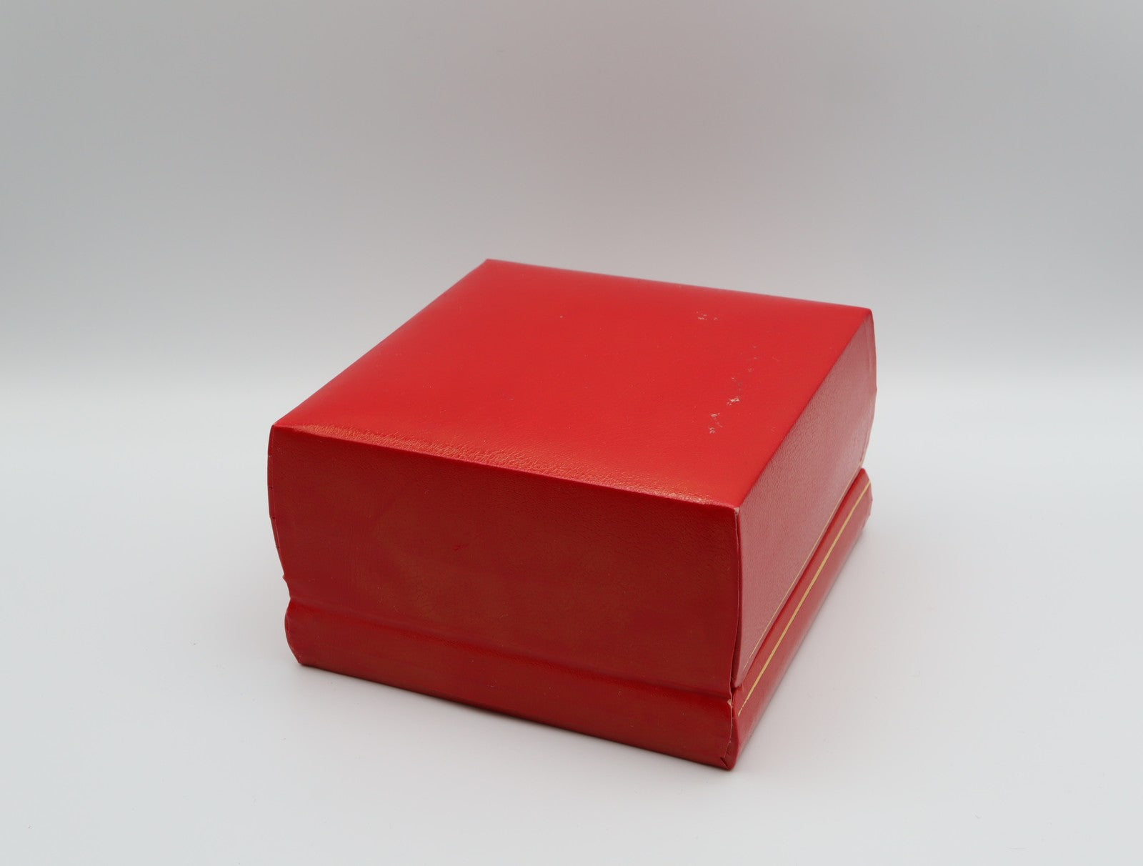 Near MINT OMEGA Vintage Red Watch Box Genuine Case Only From JAPAN #2542