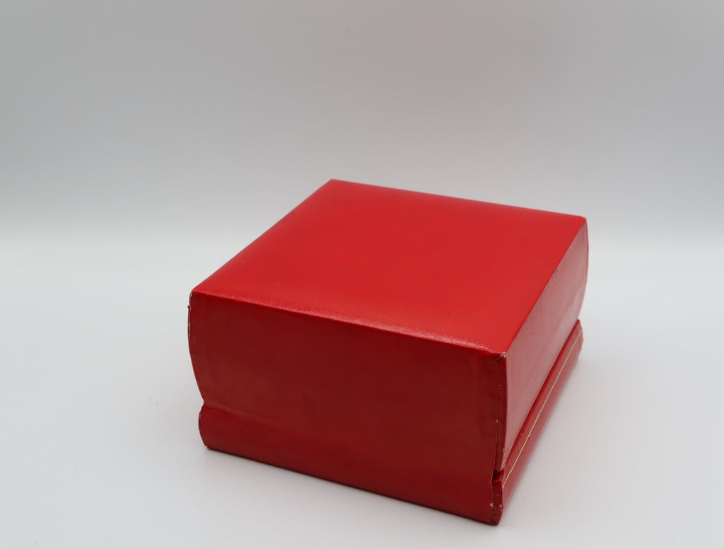 Near MINT OMEGA Vintage Red Watch Box Genuine Case Only From JAPAN $2541