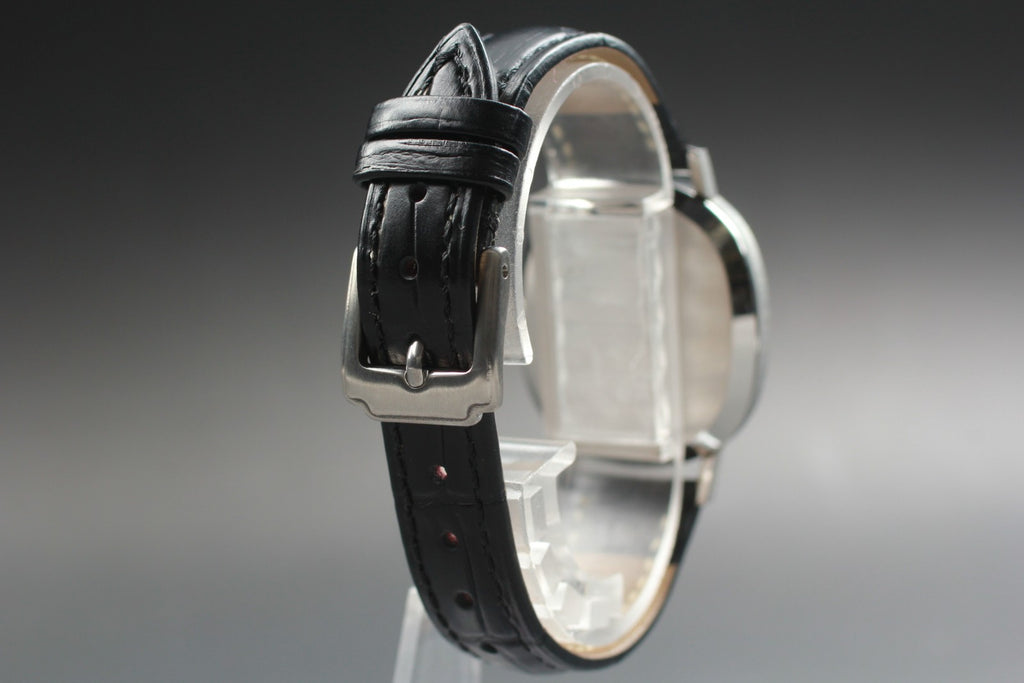1978 Near MINT OMEGA De Ville 191.0046 29mm Quartz Silver Dial Men's Vintage