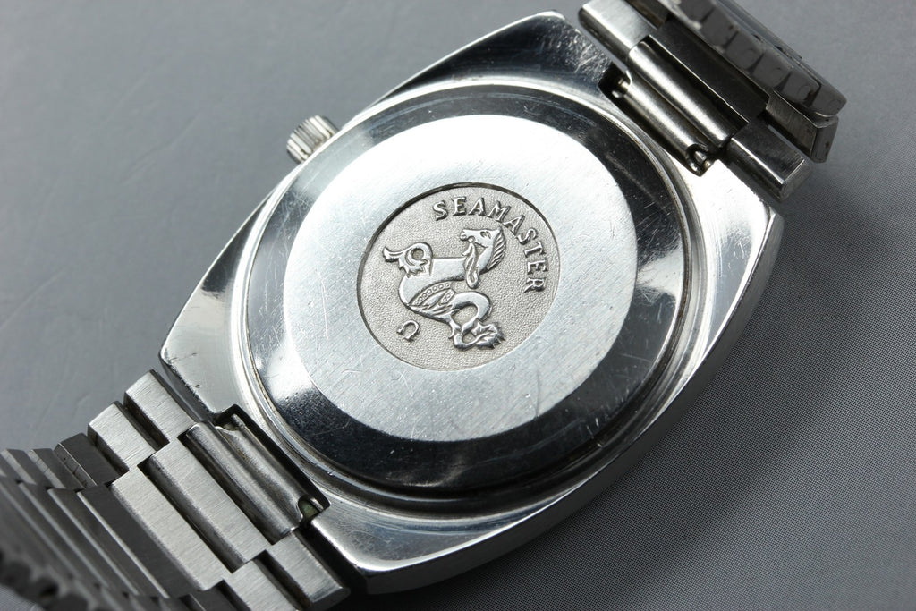 1974 Near MINT OMEGA Seamaster 35mm 166.0206 Automatic White Roman Men's Vintage