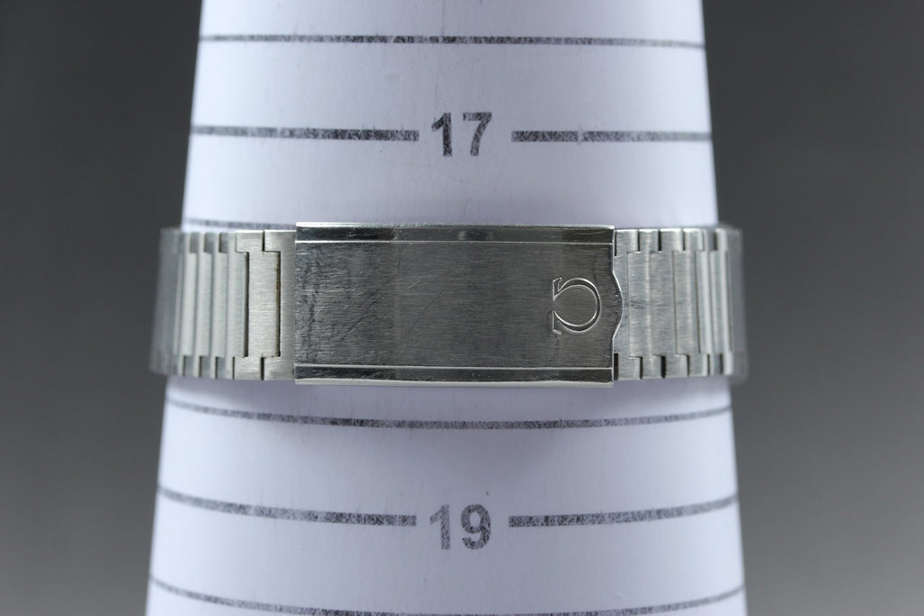 1974 Near MINT OMEGA Seamaster 35mm 166.0206 Automatic White Roman Men's Vintage