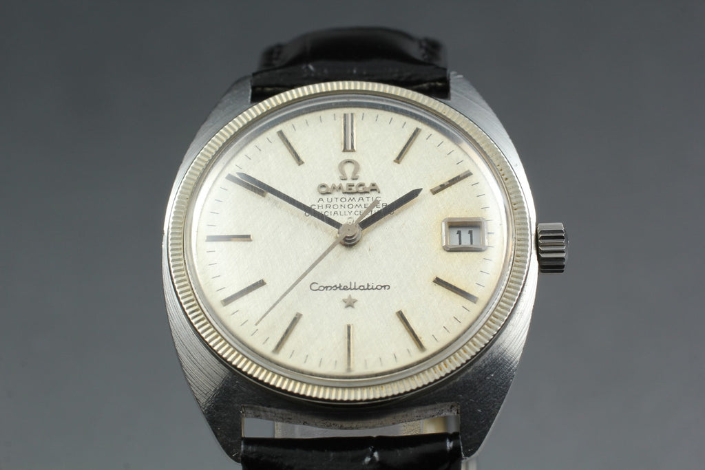 1967 Near MINT OMEGA Constellation 34mm 168.027 Automatic Silver Men's Vintage