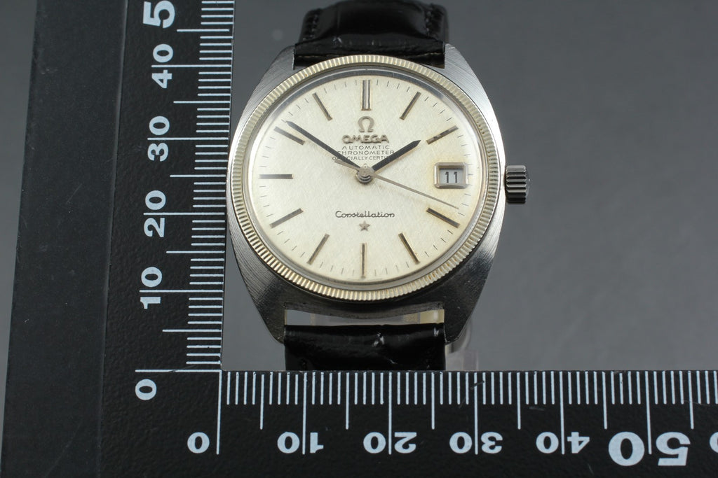 1967 Near MINT OMEGA Constellation 34mm 168.027 Automatic Silver Men's Vintage