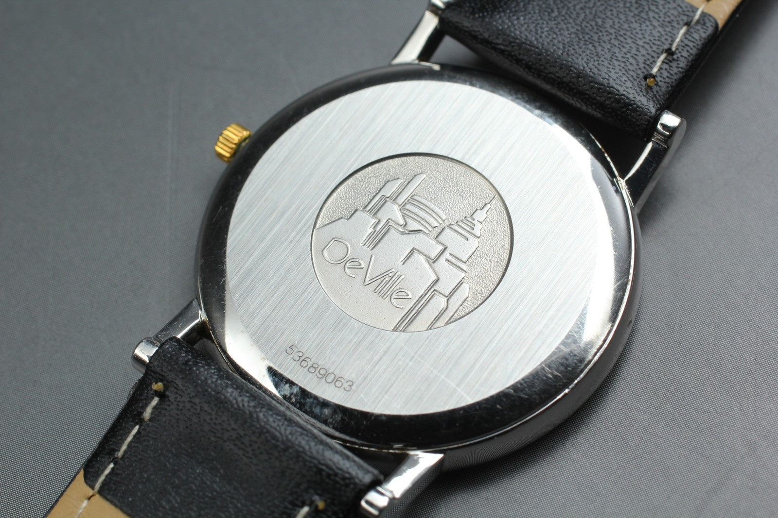 1992 Near MINT OMEGA De Ville 32mm 196.2430 Quartz Roman Dial Men's Vintage